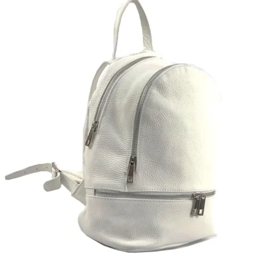 Florence Rucksack Damen Echtleder Cityrucksack weiß OTF612W