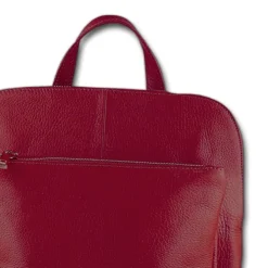 Florence Rucksack Damen Echtleder Cityrucksack dunkelrot OTF610D