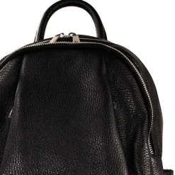 Florence Rucksack Damen Echtleder Cityrucksack schwarz ORM101S