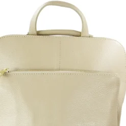 Florence Rucksack Damen Echtleder Cityrucksack beige ORM103I