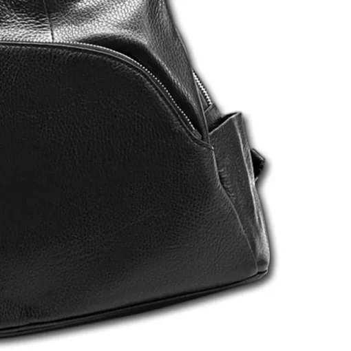 Florence Rucksack Damen Echtleder Cityrucksack schwarz OTF613S