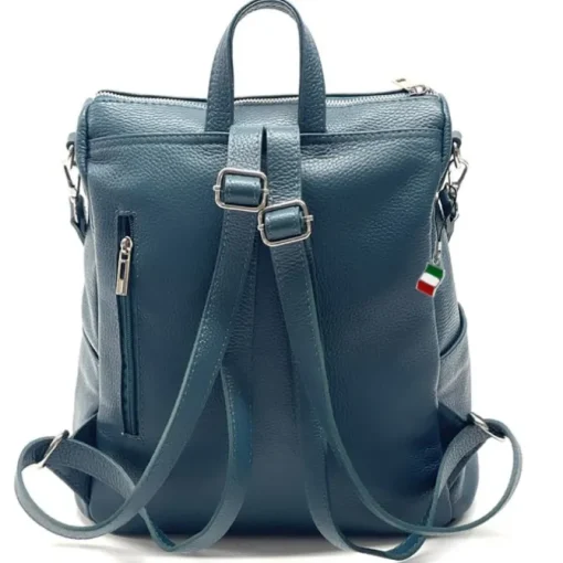 Florence Rucksack Damen Echtleder Cityrucksack türkis ORF100T
