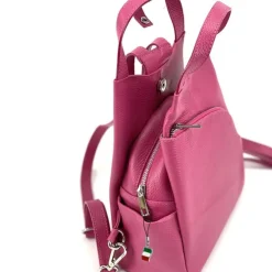 Florence Rucksack Damen Echtleder Cityrucksack schwarz OTF613S