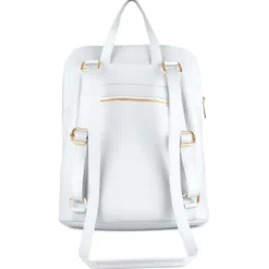 Florence Rucksack Damen Echtleder Cityrucksack weiß OTF610W