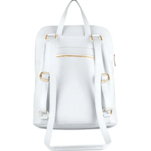Florence Rucksack Damen Echtleder Cityrucksack weiß OTF610W