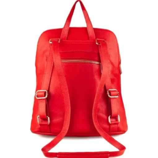 Florence Rucksack Damen Echtleder Cityrucksack rot OTF610R