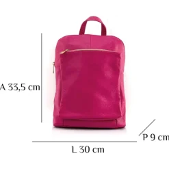 Florence Rucksack Damen Echtleder Cityrucksack taupe OTF610I