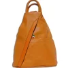 Florence Rucksack Echtleder braun Damen Rucksacktasche OTF604C