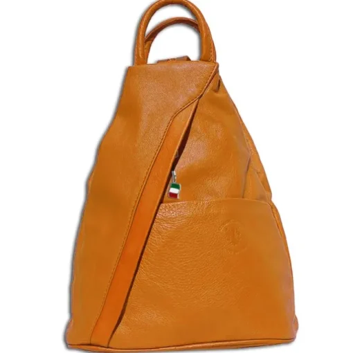Florence Rucksack Echtleder braun Damen Rucksacktasche OTF604C