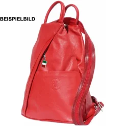 Florence Rucksack Echtleder braun Damen Rucksacktasche OTF604C