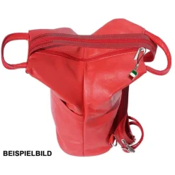 Florence Rucksack Echtleder braun Damen Rucksacktasche OTF604C