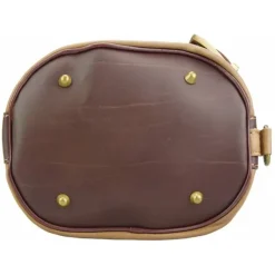 Florence ,Rucksack wandelbar Damen Echt-Leder braun taupe OTF104C