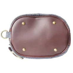 Florence ,Rucksack wandelbar Damen Handtasche Leder grau OTF104K