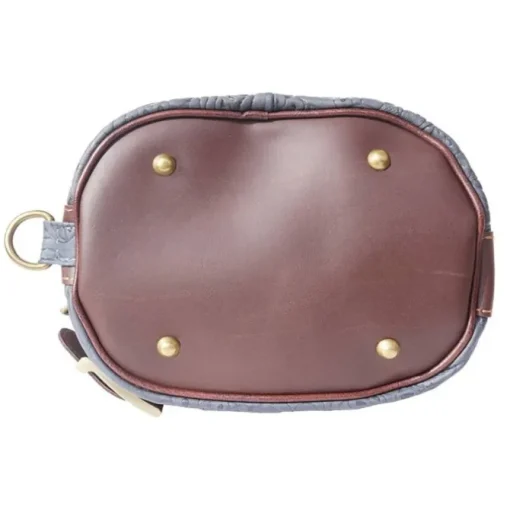 Florence ,Rucksack wandelbar Damen Handtasche Leder grau OTF104K