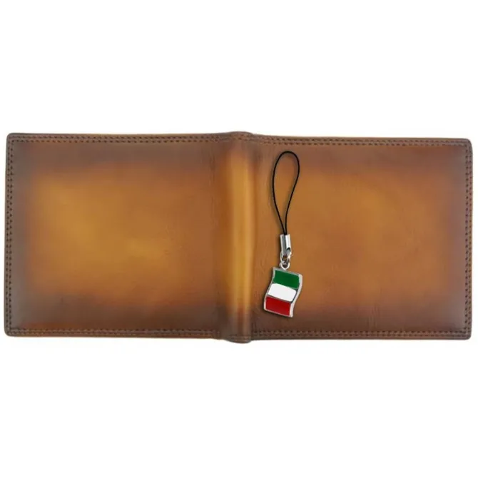 Florence Vintage Portemonnaie Echtleder cognac Brieftasche OPF100C