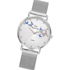 Girl Only GO Damenuhr Analog Quarzuhr mit Edelstahlarmband silber UGO695394