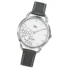 Girl Only GO Damenuhr Analog Quarzuhr mit Lederarmband grau weiß UGO699107