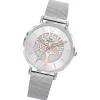 Girl Only GO Damenuhr Analog Quarzuhr mit Edelstahlarmband silber UGO695439