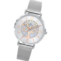 Girl Only GO Damenuhr Analog Quarzuhr mit Edelstahlarmband silber UGO695439