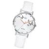 Girl Only GO Damenuhr Analog Quarzuhr mit Lederarmband weiß UGO699346
