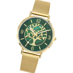 Girl Only GO Damenuhr Analog Quarzuhr mit Edelstahlarmband gold UGO695539