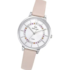 Girl Only GO Damenuhr Analog Quarzuhr mit Lederarmband rosa UGO697171