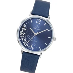 Girl Only GO Damenuhr Analog Quarzuhr mit Lederarmband blau UGO699364