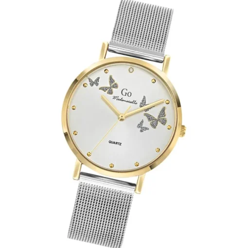 Girl Only GO Damenuhr Analog Quarzuhr mit Edelstahlarmband silber UGO695362