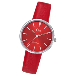 Girl Only GO Damenuhr Analog Quarzuhr mit Lederarmband rot UGO699315
