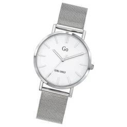 Girl Only GO Damenuhr Analog Quarzuhr mit Edelstahlarmband silber UGO695255