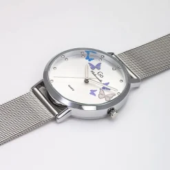 Girl Only GO Damenuhr Analog Quarzuhr mit Edelstahlarmband silber UGO695394