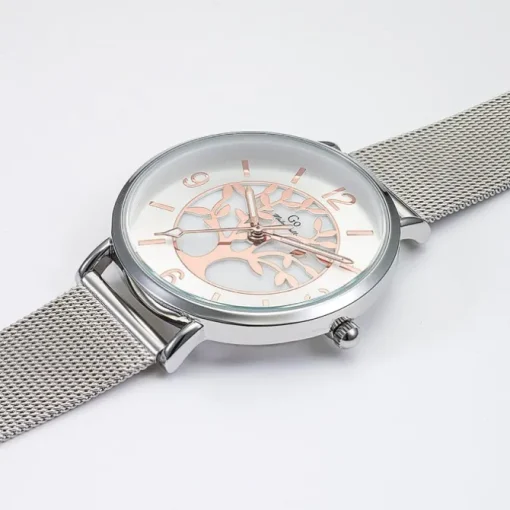 Girl Only GO Damenuhr Analog Quarzuhr mit Edelstahlarmband silber UGO695439