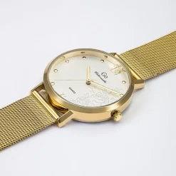Girl Only GO Damenuhr Analog Quarzuhr mit Edelstahlarmband gold UGO695427