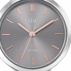 Girl Only GO Damenuhr Analog Quarzuhr mit Edelstahlarmband silber UGO695212
