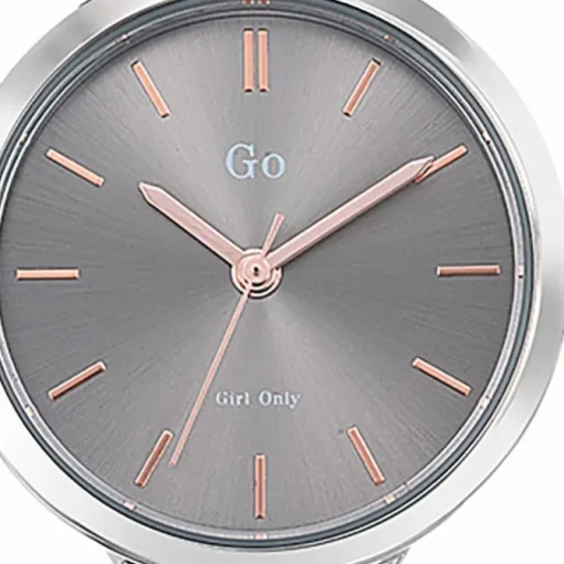 Girl Only GO Damenuhr Analog Quarzuhr mit Edelstahlarmband silber UGO695212