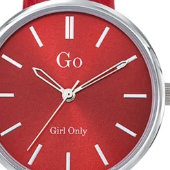 Girl Only GO Damenuhr Analog Quarzuhr mit Lederarmband rot UGO699315