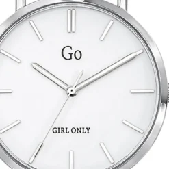 Girl Only GO Damenuhr Analog Quarzuhr mit Edelstahlarmband silber UGO695255
