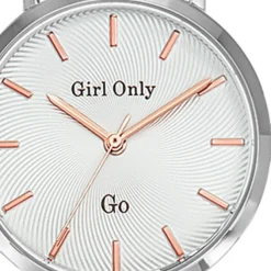 Girl Only GO Damenuhr Analog Quarzuhr mit Edelstahlarmband silber UGO695900