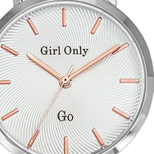 Girl Only GO Damenuhr Analog Quarzuhr mit Edelstahlarmband silber UGO695900