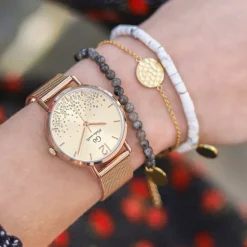 Girl Only GO Damenuhr Analog Quarzuhr mit Edelstahlarmband rosegold UGO695434
