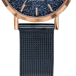 Girl Only GO Damenuhr Analog Quarzuhr mit Edelstahlarmband blau UGO695948