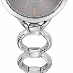 Girl Only GO Damenuhr Analog Quarzuhr mit Edelstahlarmband silber UGO695212
