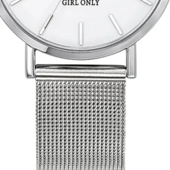 Girl Only GO Damenuhr Analog Quarzuhr mit Edelstahlarmband silber UGO695255