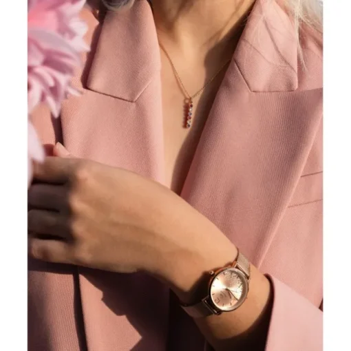 Girl Only GO Damenuhr Analog Quarzuhr mit Edelstahlarmband rosegold UGO695434