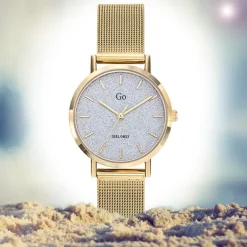 Girl Only GO Damenuhr Analog Quarzuhr mit Edelstahlarmband gold UGO695940