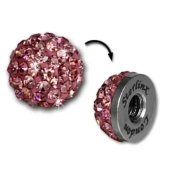 Glitzerkugel rosa für Sterlinx London Shamballa Armband SHB00A