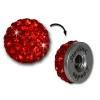 Glitzerkugel rot für Sterlinx London Shamballa Armband SHB00R