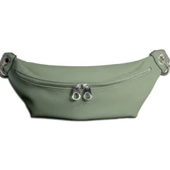 Glüxklee Gürteltasche Bauchtasche grün Kunstleder Damen OTD5029G