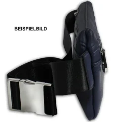 Glüxklee Gürteltasche Bauchtasche softblau Kunstleder Damen Waist Bag OTD5028H