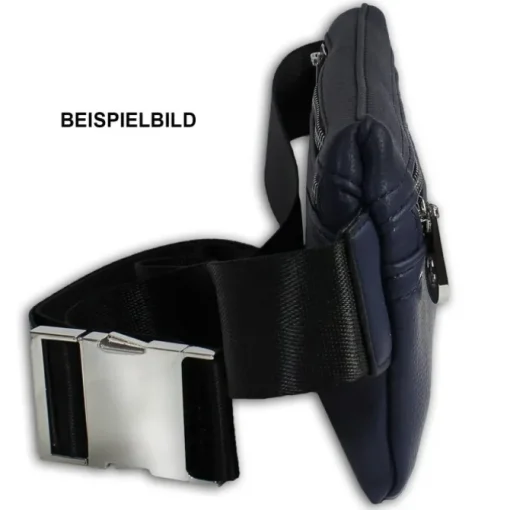 Glüxklee Gürteltasche Bauchtasche softblau Kunstleder Damen Waist Bag OTD5028H